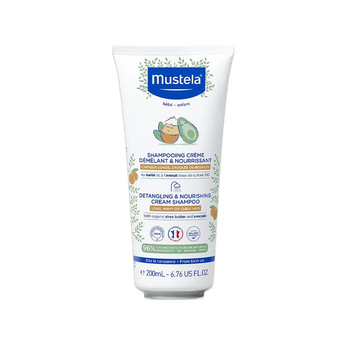 Mustela – Detangling & Nourishing Cream Shampoo (0m+) — foto 1